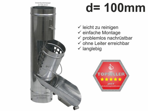 Zink laubfänger für fallrohr - zink,