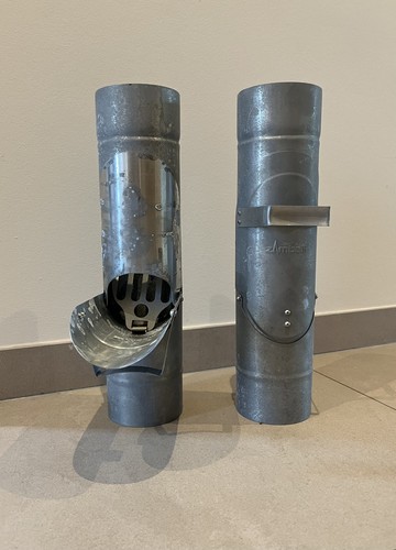 Zink regenfallrohrklappe mit - zink,