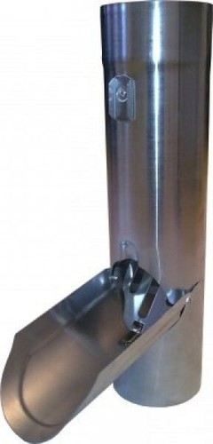 Zink regenrohrklappe 5 - zink,