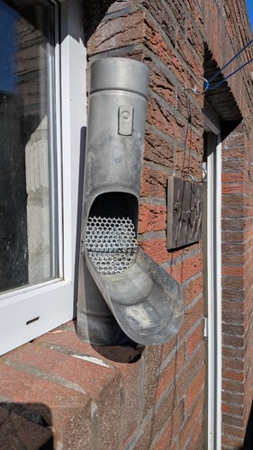 Zink regenrohrklappe - regenrohrklappe, 7